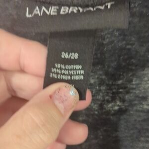 Lane Bryant Black/dark grey Skirt